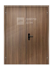 Наружная входная противопожарная дверь с отделкой МДФ с двух сторон ДП-013