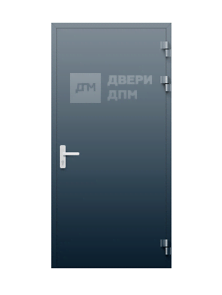 Противопожарная дверь EIWs-60 одностворчатая алюминиевая ДП-559