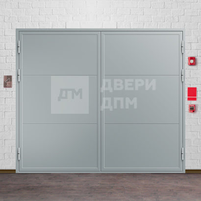 Противопожарные распашные ворота EI-30 для гаража ВПМ-103